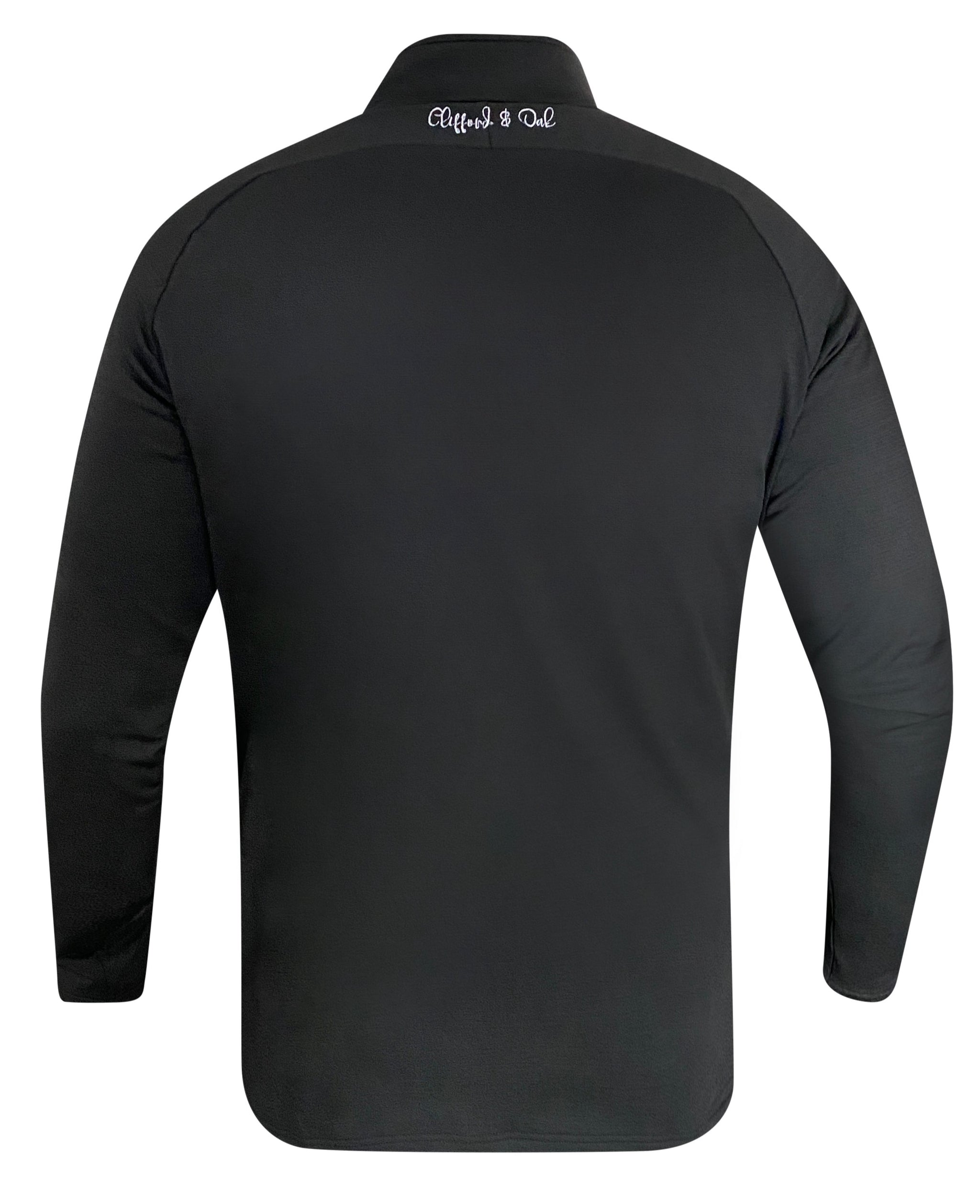 Precision 1/4 Zip Black – Clifford & Oak