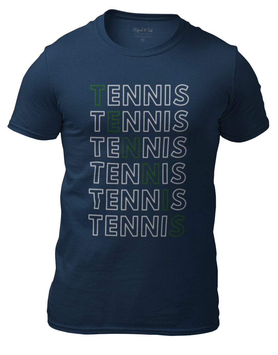 Crosscourt Tee - Navy