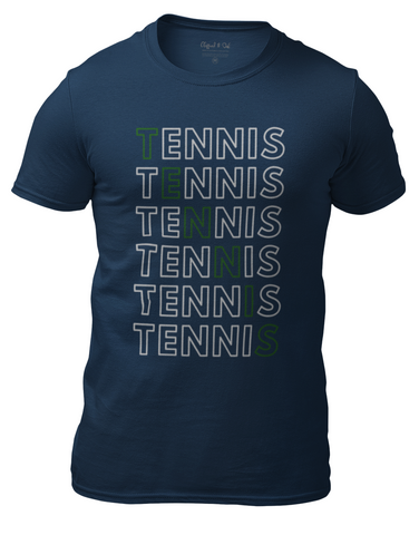 Crosscourt Tee - Navy